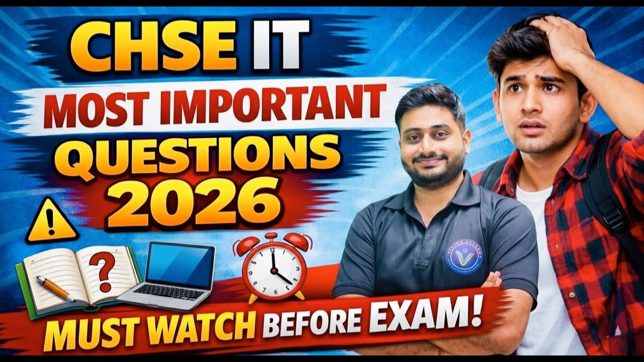 INFORMATION TECHNOLOGY (IT) selection question || CHSE 2026 || MUST WATCH 🔥🔥🔥