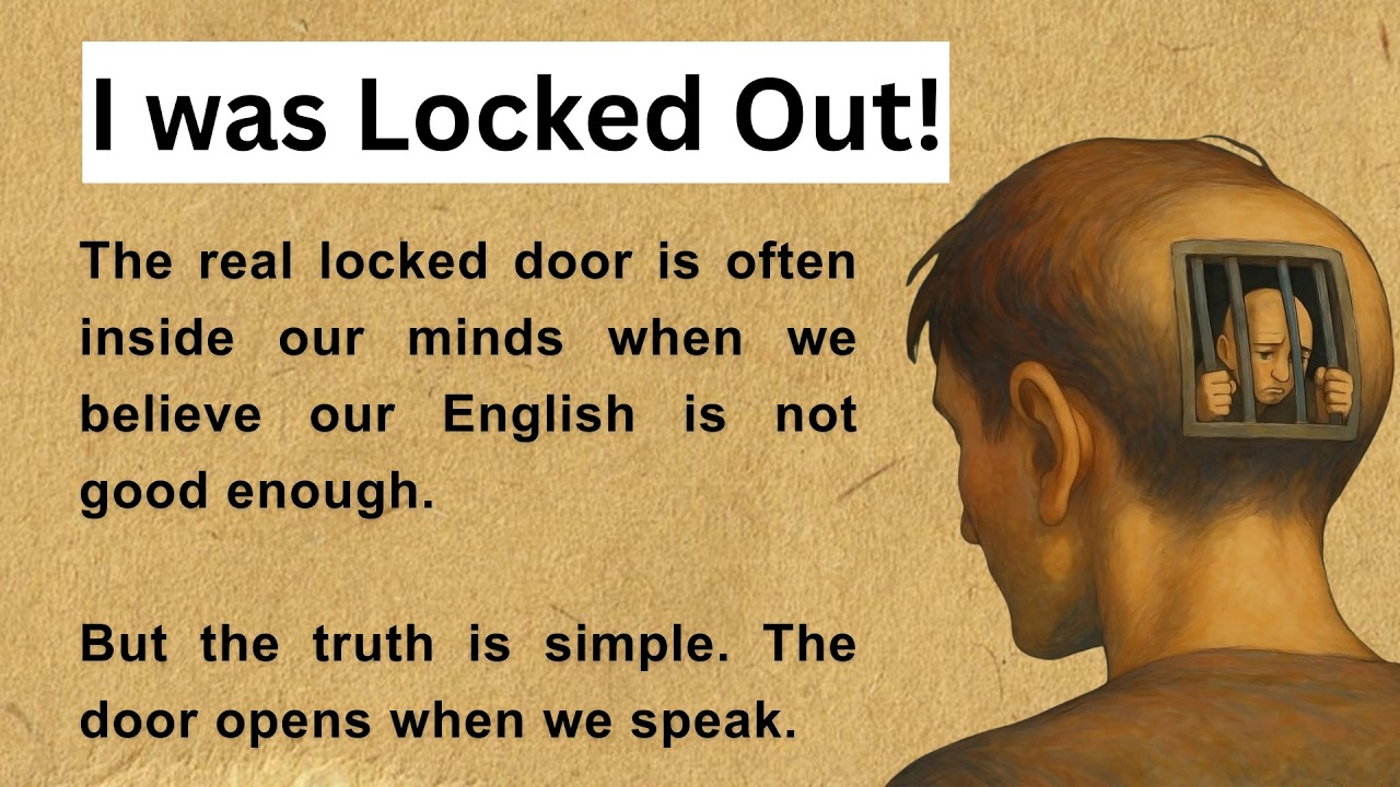 I Was Locked Out of My House! | Learn English Through Story | Slow English Listening Practice