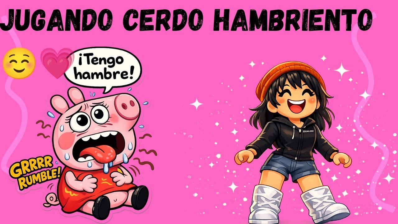 Jugando cerdo hambriento💓🐽