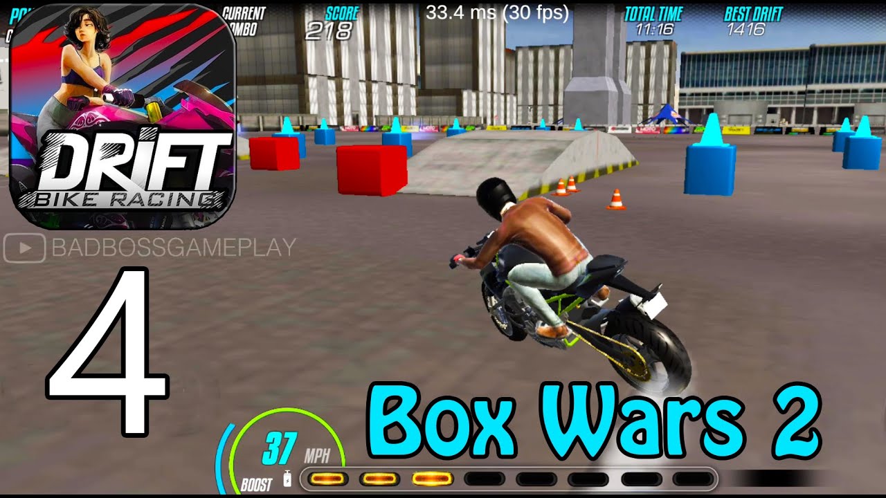 DRIFT BIKE RACING - Box Wars 2 Gameplay ( Android, iOS )