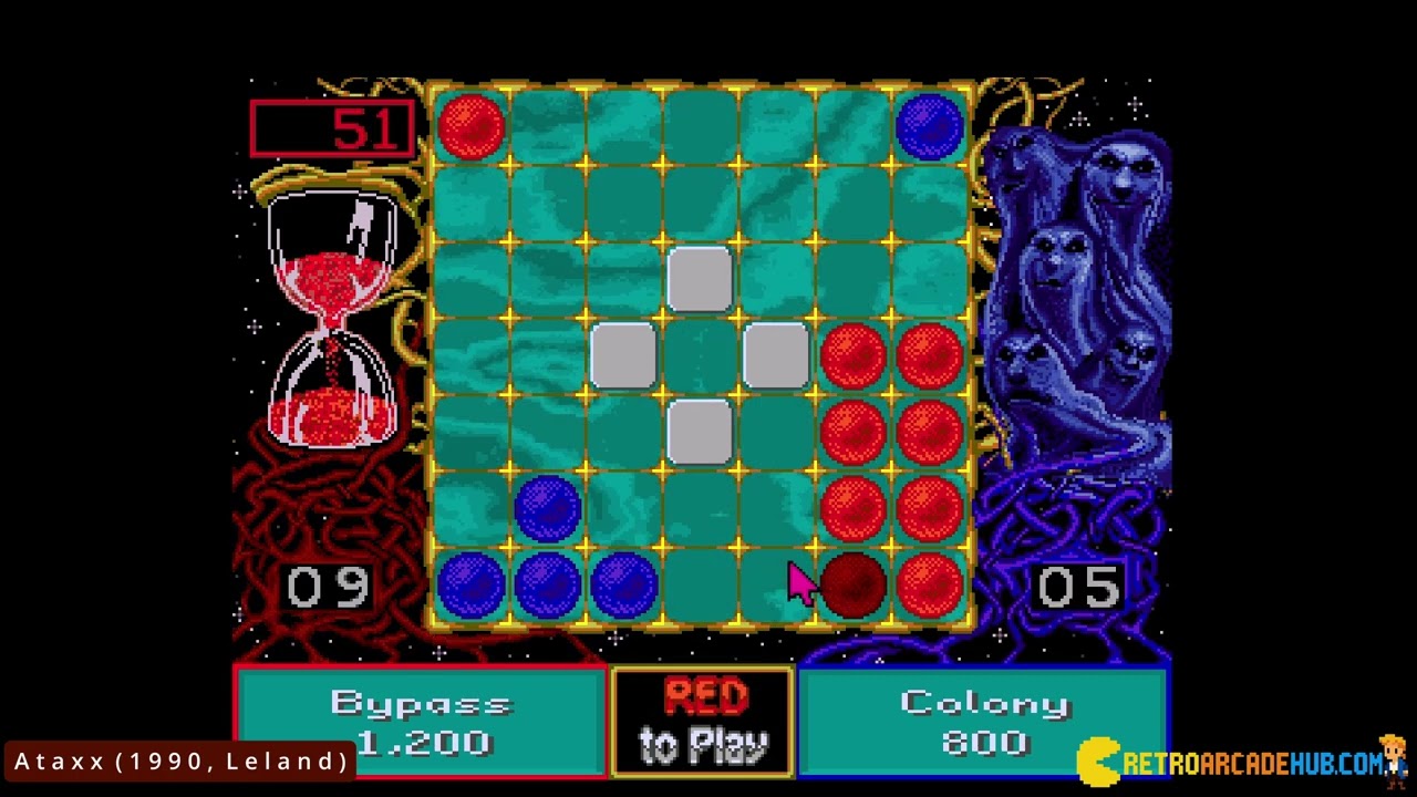 Ataxx (1990, Leland) for ARCADE