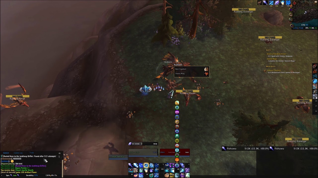 Rustfeather Mount Drop + Rotfeaster