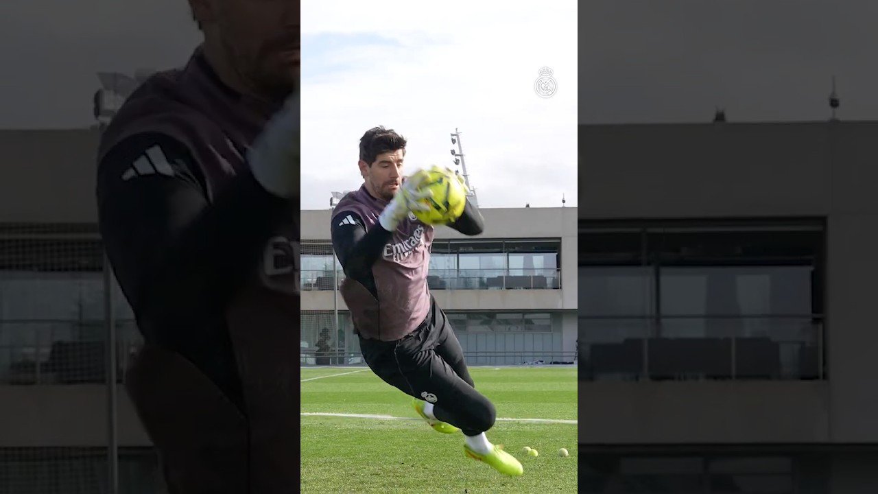 ⚡💨 Keeper cam! 🧤#realmadrid #goalkeeper #training