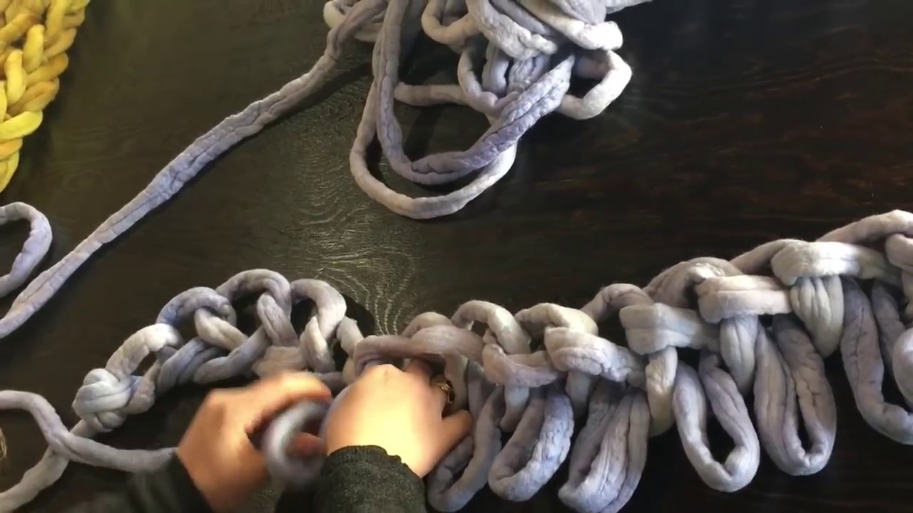 How to Knit a Super Chunky Blanket