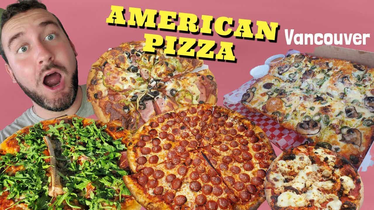 AMERICAN PIZZA TOUR Vancouver!! Chicago DEEP DISH, NY, Detroit Style and GREEK!