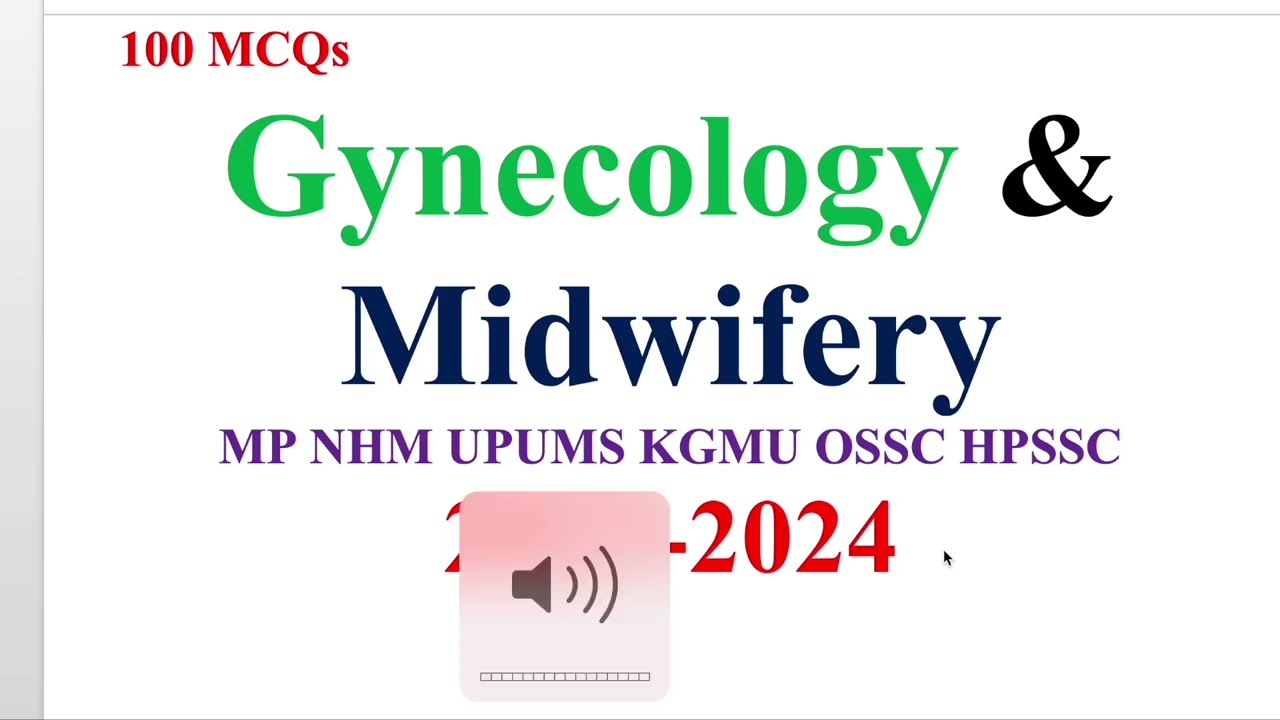 All Gynaecology & Midwifery Revision Class | #nhm_staffnursepaper #midwiferyquestionpaper