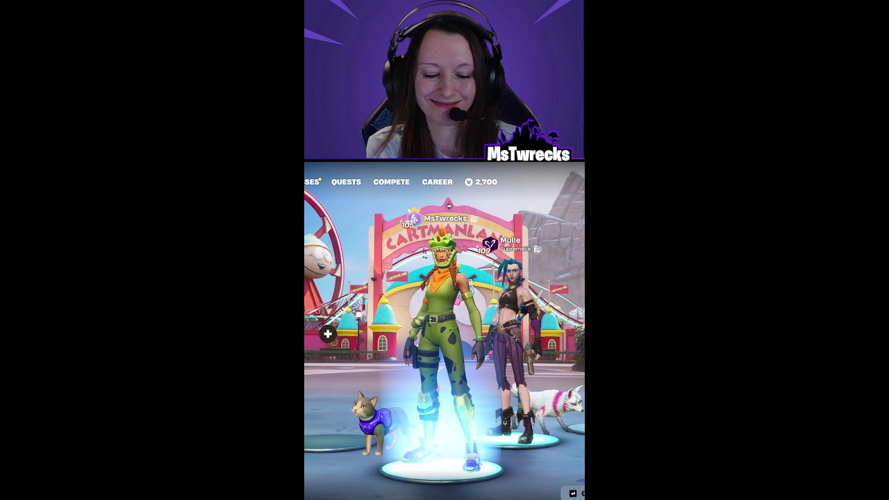 🪂FORTNITE, hygge og sjov! 🦖MsTwrecks er tilbage og klar til kamp💥
