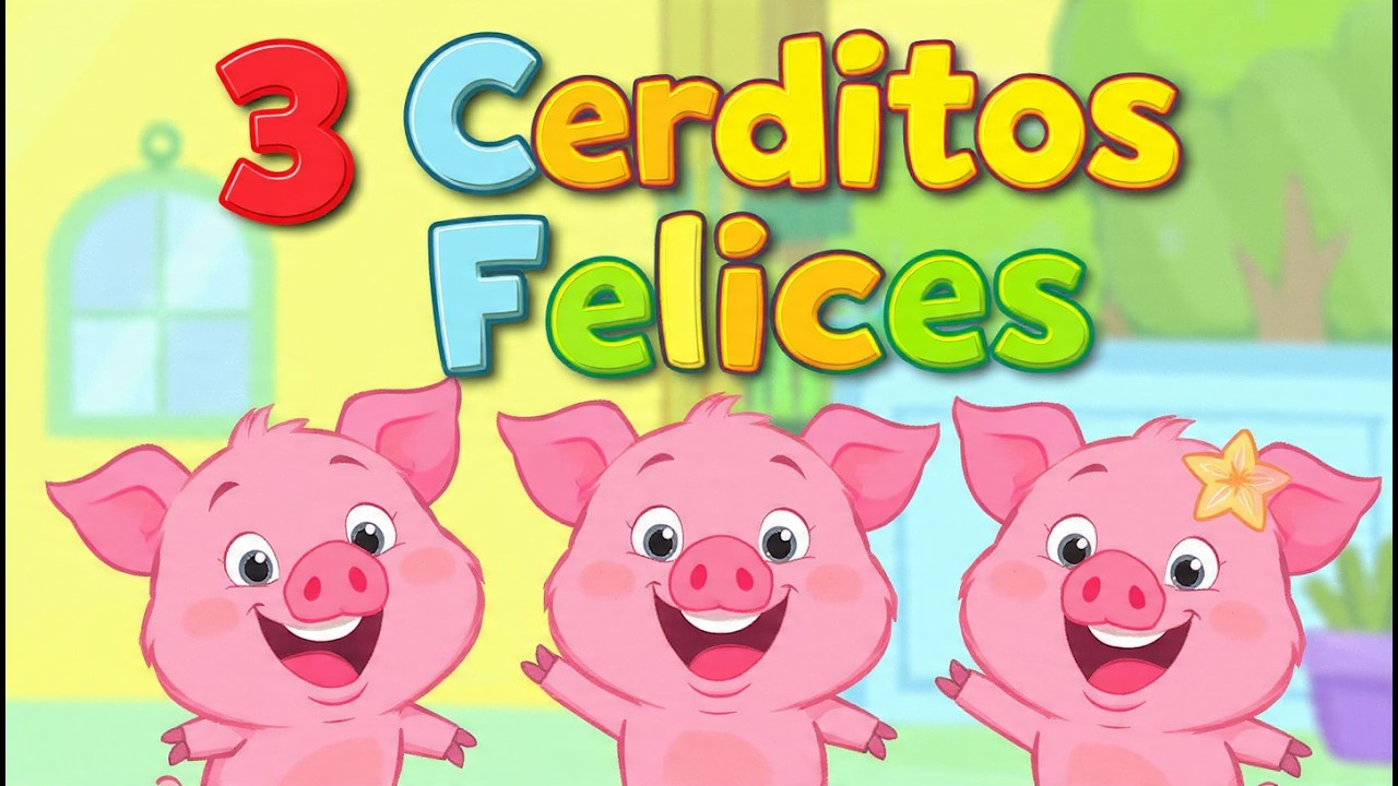 3 Cerditos Felices 🐷🎶 | Loop Infantil 10 Minutos | Mundo Bebé
