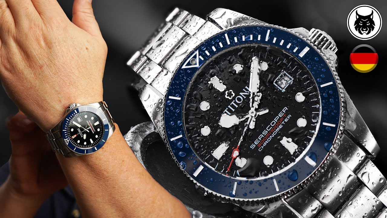 Schweizer Taucheruhr mit COSC Zertifizierung ab 1.500,- €? TITONI Seascoper 300 83300 S-BE-706 Test