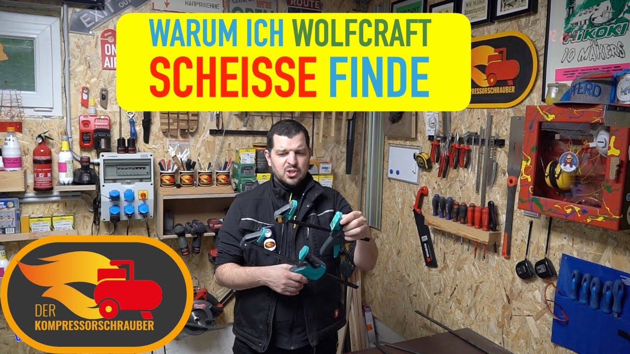 WARUM ICH WOLFCRAFT SCHEISSE FINDE #einhandzwinge #forstnerbohrer #werkzeug