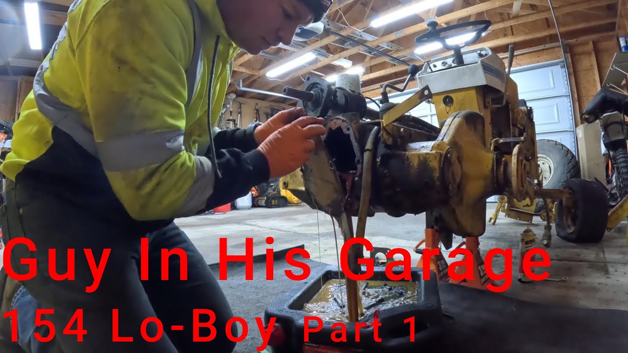 Removing Cub Cadet Lo-Boy Final Drrive