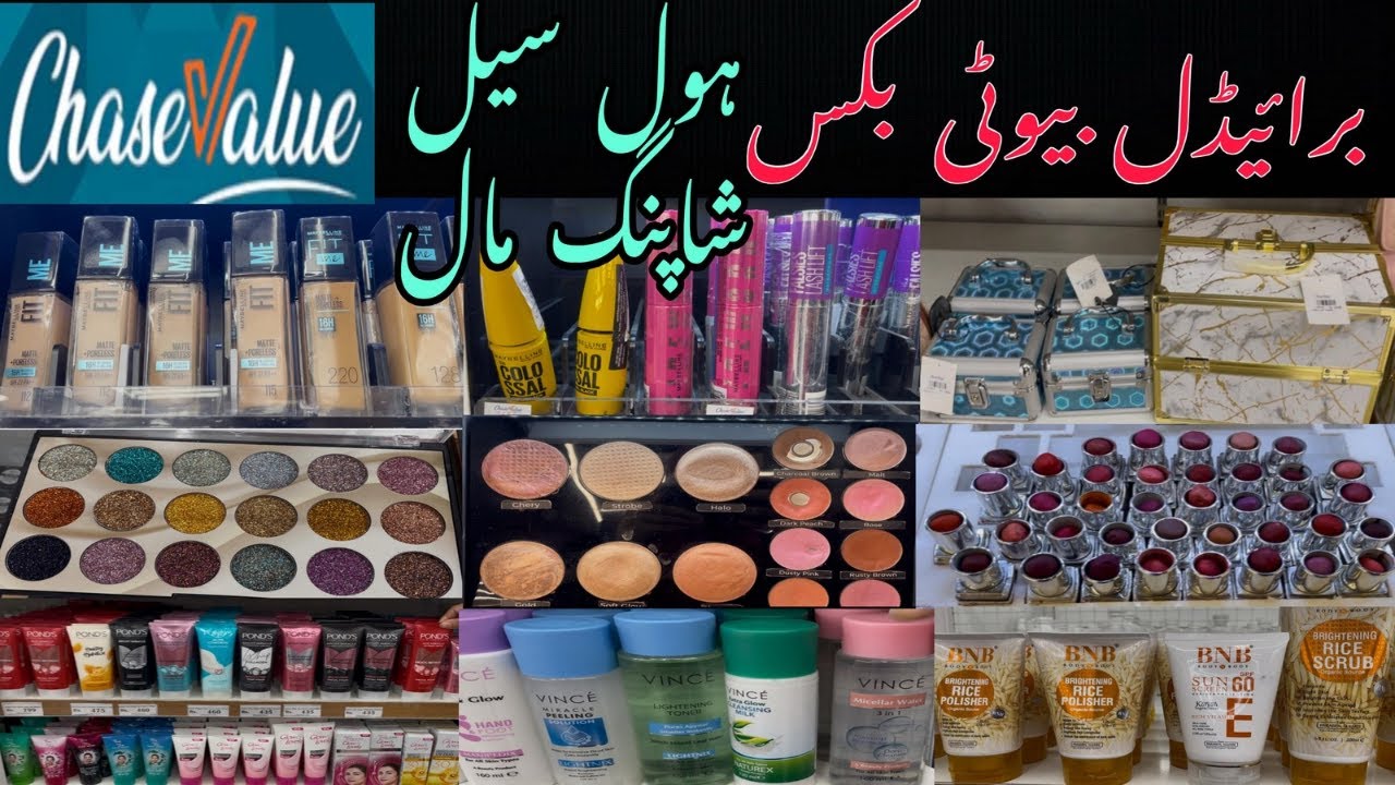 Affordable Bridal Beauty Box | Chase Value Faisalabad | khanum vlogs