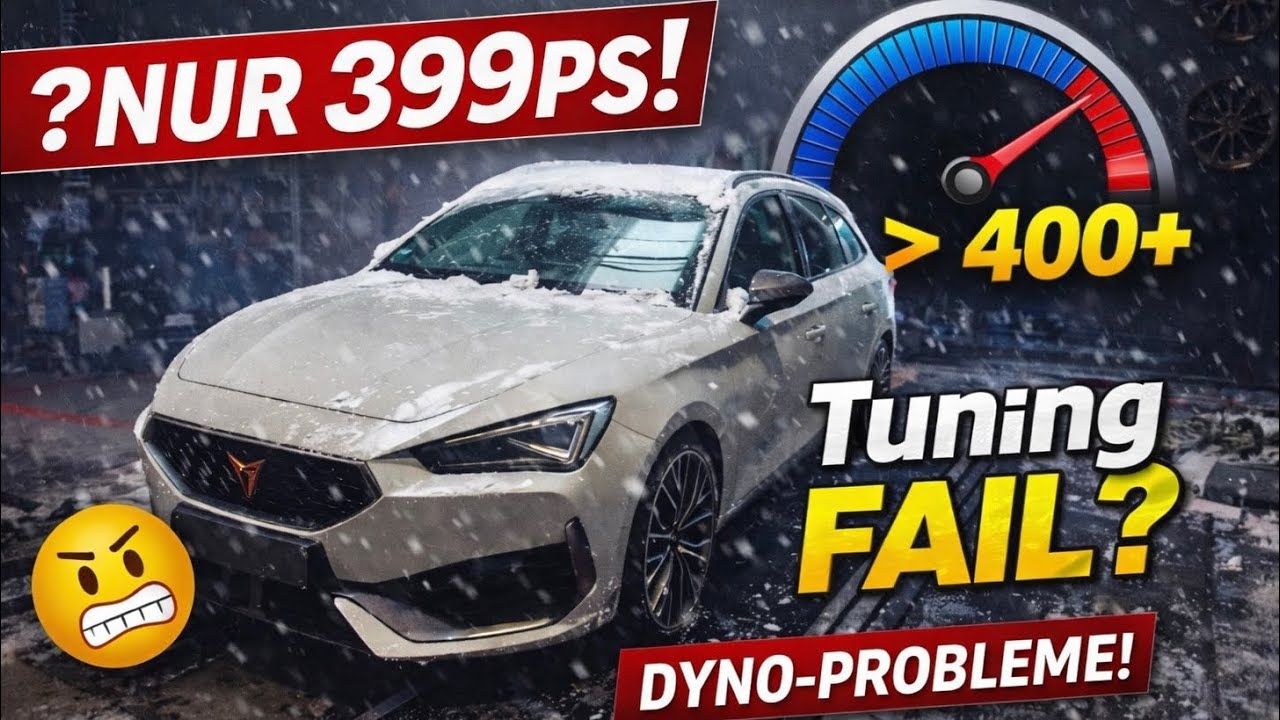 ❄️ NUR 399 PS?! Dyno-FAIL beim Cupra Leon ST 310 – Schnee ruiniert unser Ziel?