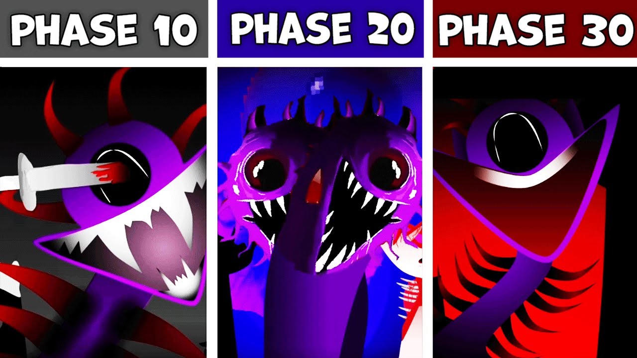Incredibox Sprunki : Phase 10 VS Phase 20 VS Phase 30 | New Phases!