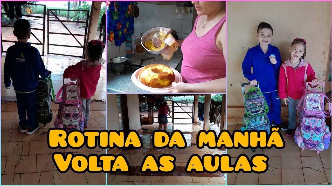 ROTINA DA MANHÃ FOI UMA CORRERIA, VOLTA AS AULAS 🎒 
