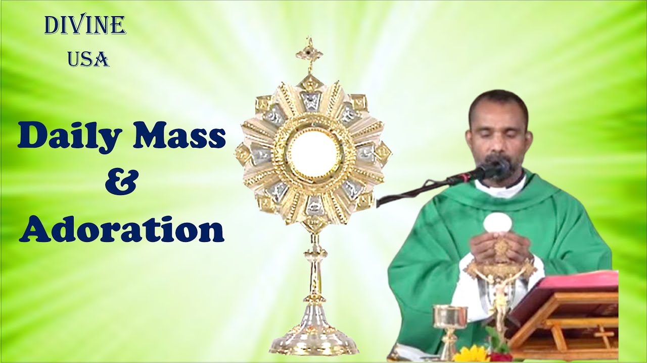 LIVE: JAN  11, 2024 | HOLY MASS & ADORATION | DIVINE USA | FR. Damian Tomiczek SDS