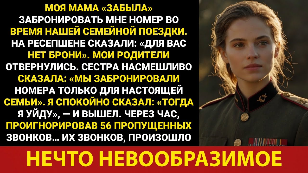 Моя мама «забыла» забронировать мне номер — час спустя они завалили меня звонками.