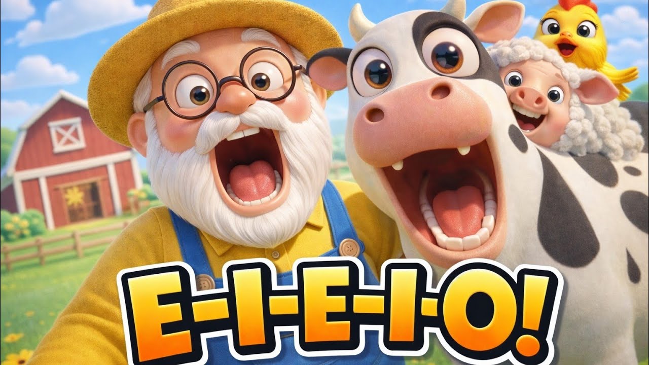 Old MacDonald had a Farm | Farm Animals Song for Kids#kidssongs #nurseryrhymes 