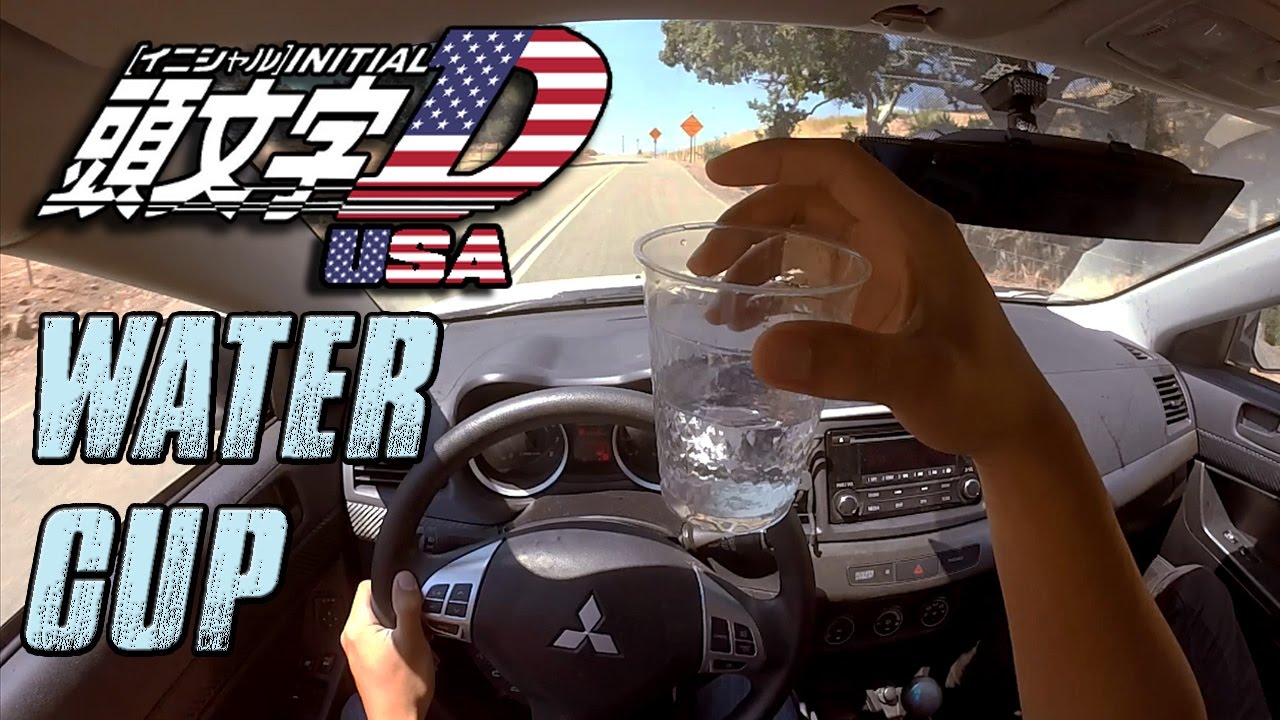 🚰Real Life Initial D 2: Tofu Delivery / Water Cup Challenge