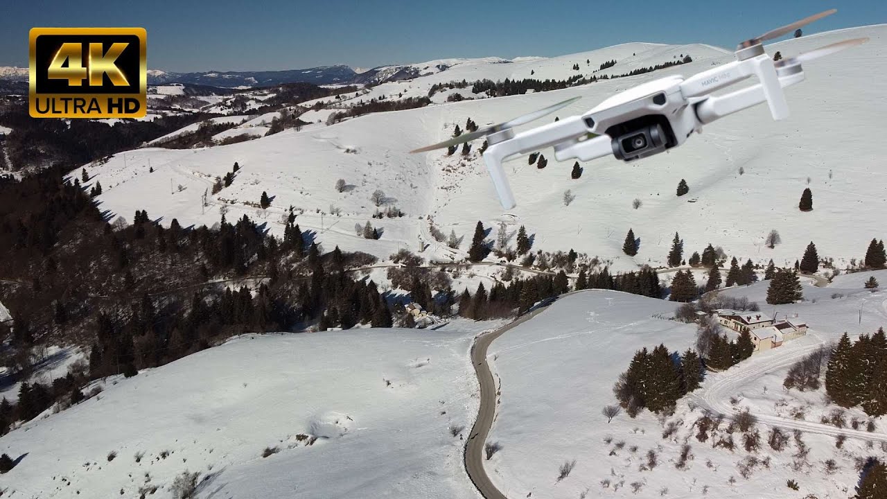 DJI Mavic Mini | Cinematic⁴ᴷ⁶⁰  Winter Aerial Footage