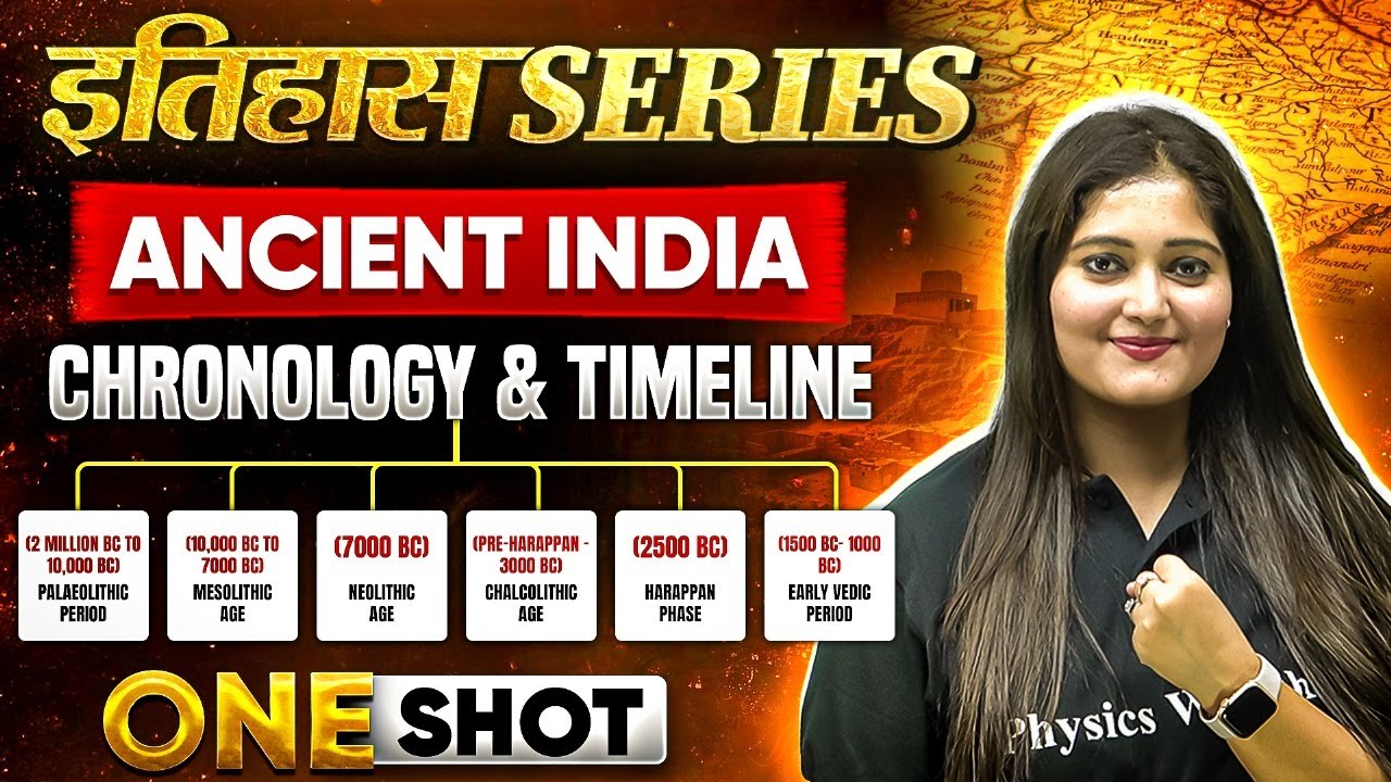 Ancient India History: Chronology & Timeline in One Shot! | UGC NET 2025 | UGC NET History | PW