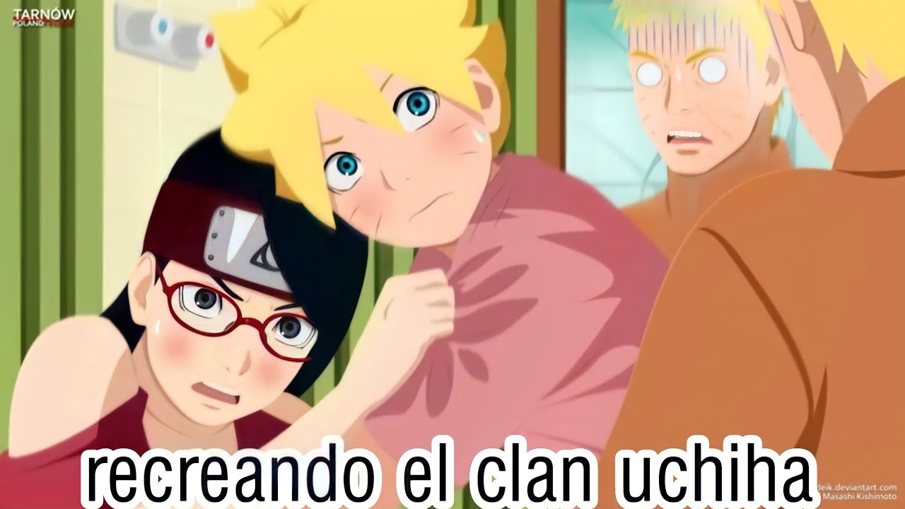 naruto descubre que sarada esta henamorada de él.//En boruto Generation.