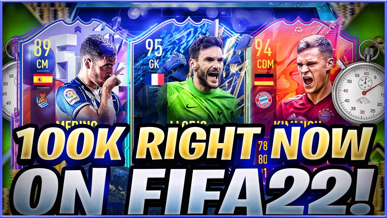 HOW TO MAKE 100K COINS NOW ON FIFA 22 EASIEST WAY TO MAKE COINS ON FIFA 22 BEST TRADING METHODS!