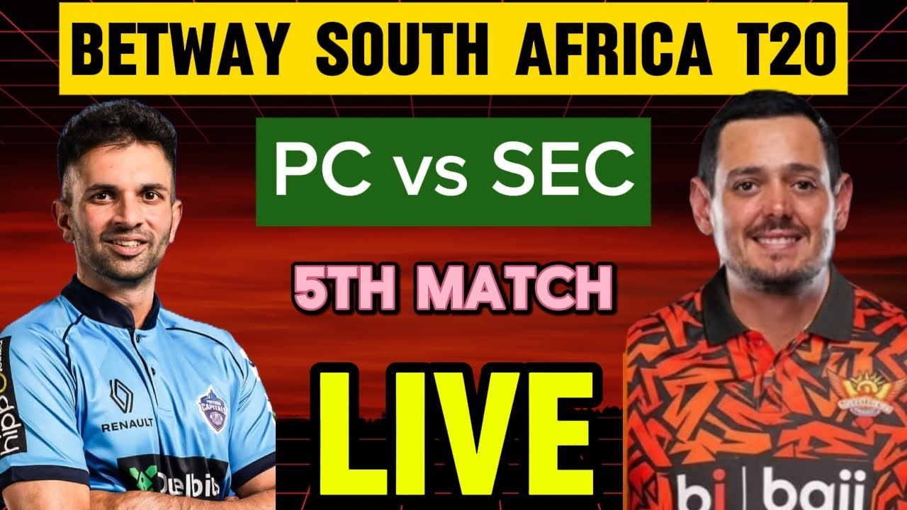 Sunrisers eastern cape vs Pretoria capitals 5th match SA20 live commentary #SA20 #cricket