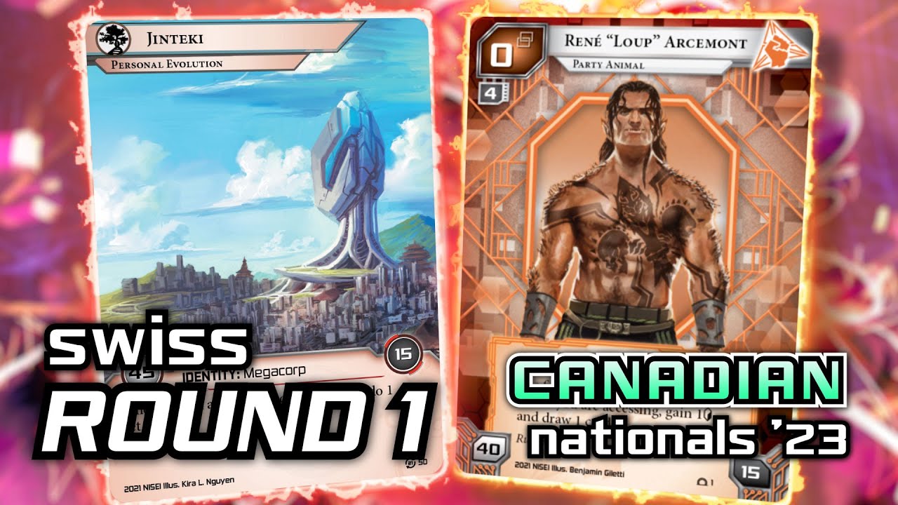 Netrunner, чемпионат Канады 2023: Швейцарский раунд 1 — Android: Netrunner