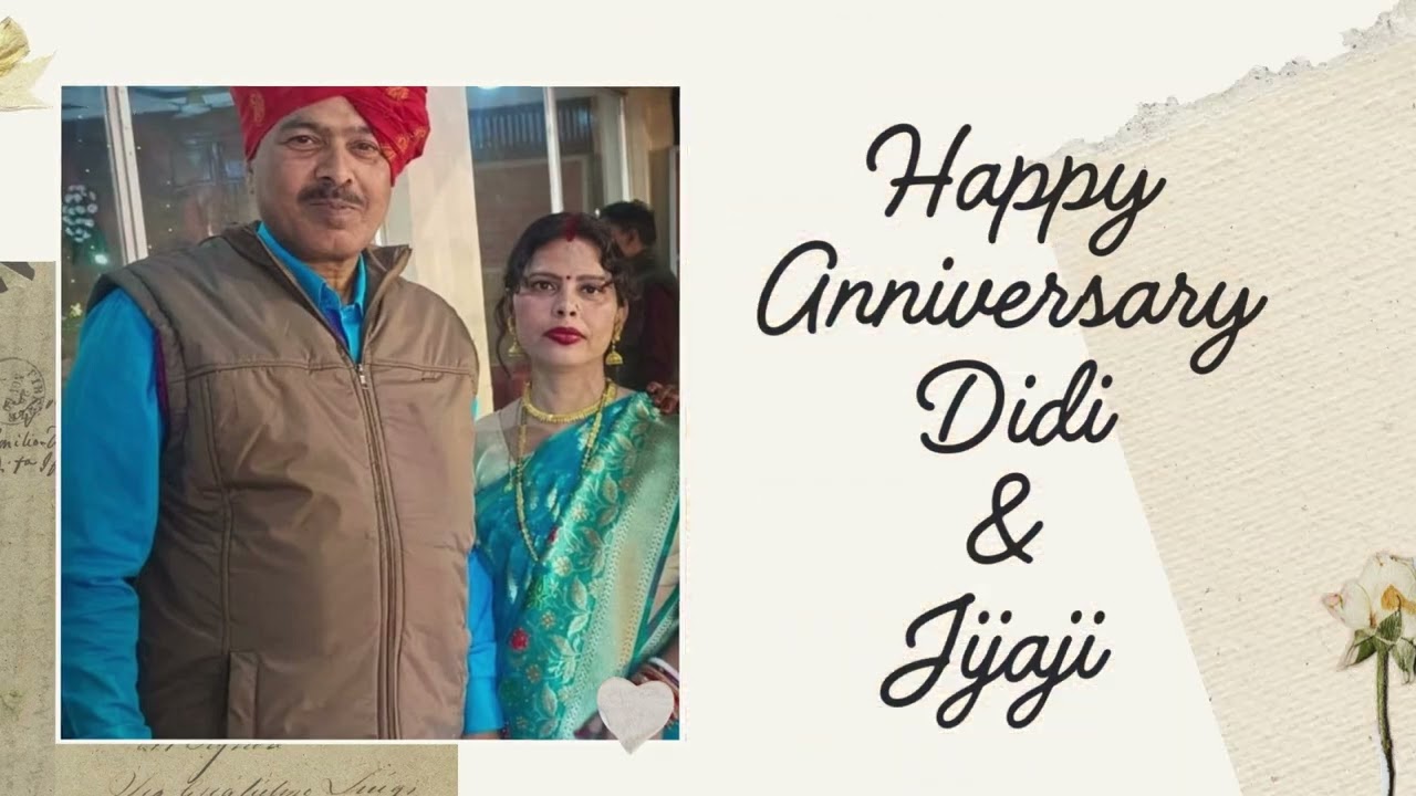 Papa & Mummy Golden Wedding Anniversary