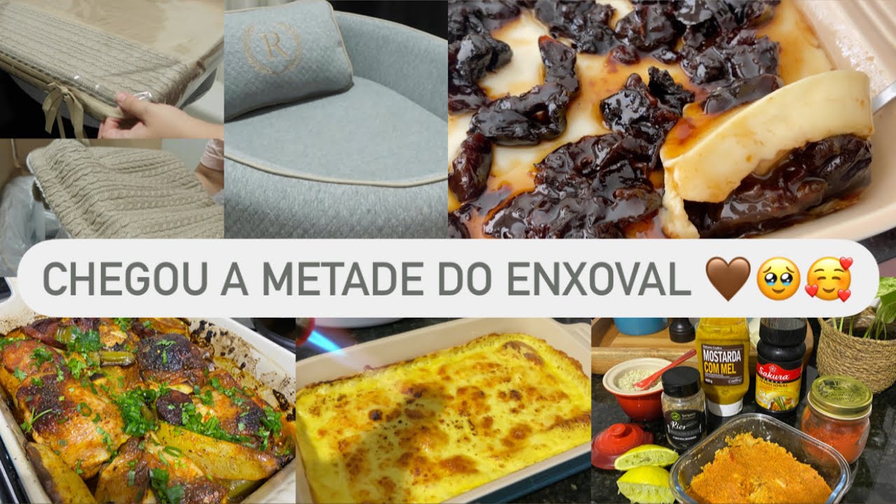 Almoço delicioso de final de semana | Fiz um manjar perfeito de travessa |O enxoval chegou ❤️VLOG