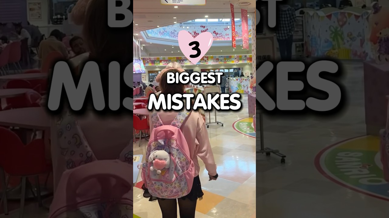 3 САМЫЕ БОЛЬШИЕ ОШИБКИ, КОТОРЫЕ СОВЕРШАЮТ В ПАРКЕ Sanrio Puroland! ❌🙅&zwj;♀️