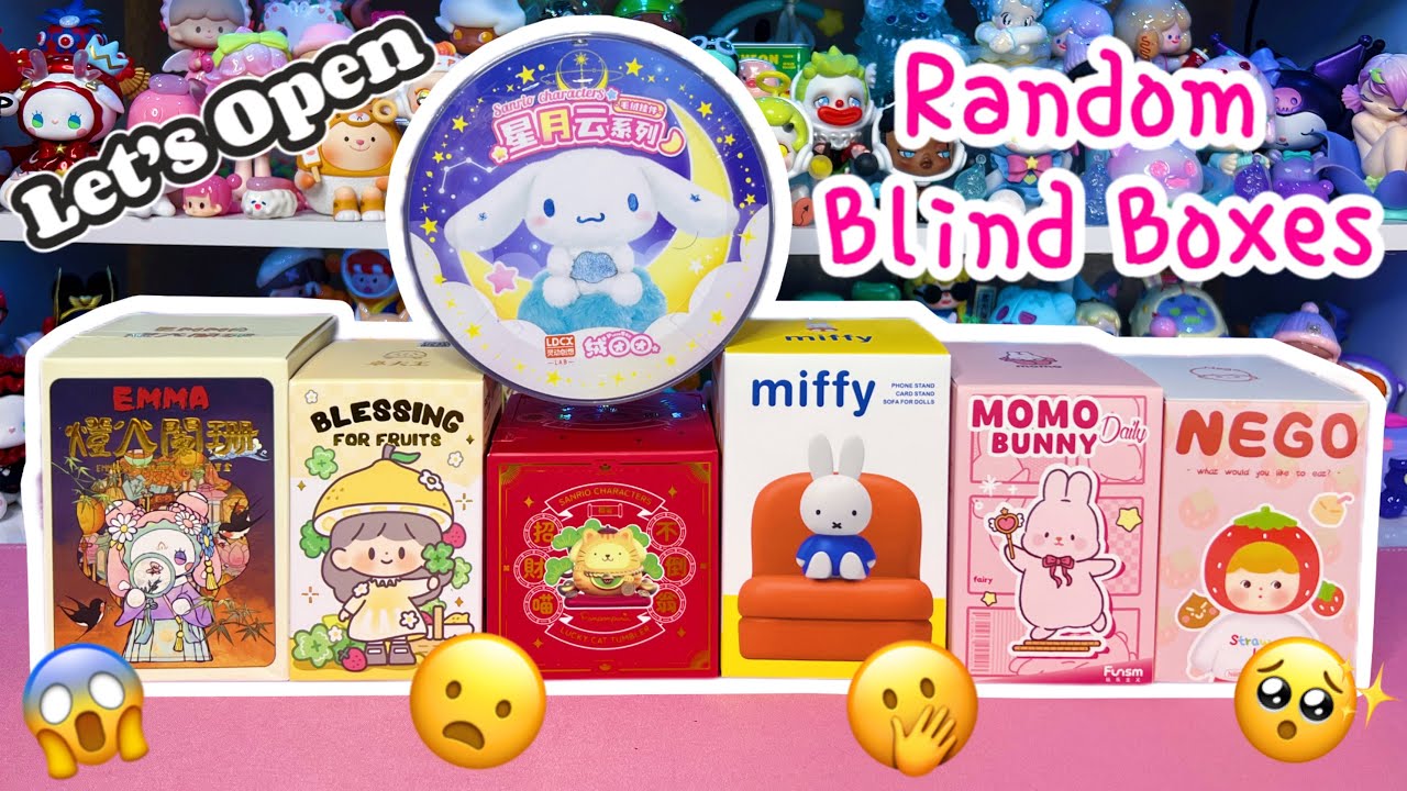 RANDOM BLIND BOXES *♡* SANRIO, EMMA, AND MORE!!