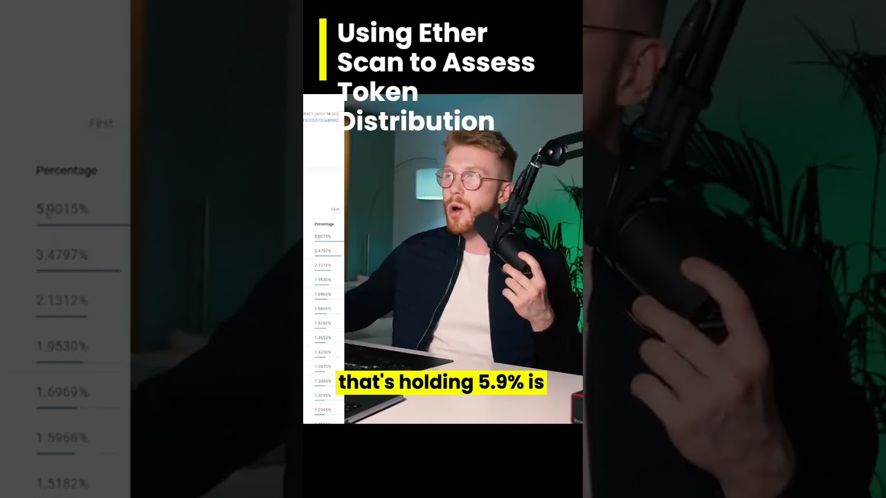 Assessing Token Distribution on EtherScan  Uncovering Insights for Crypto Investors