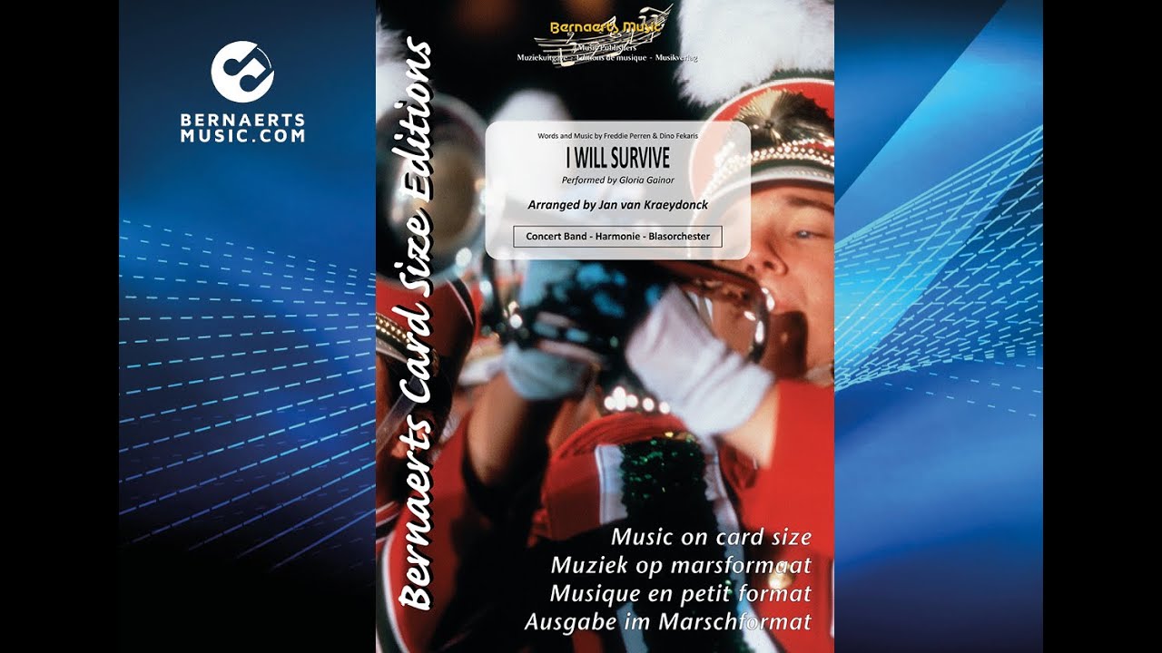 I WILL SURVIVE - Gloria Gainer, arr. Jan van Kraeydonck - Concert Band Card Size Version