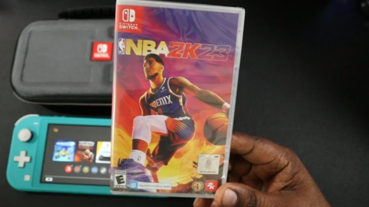 NBA 2K23 Basketball For The Nintendo Switch Lite Unboxing and Demo