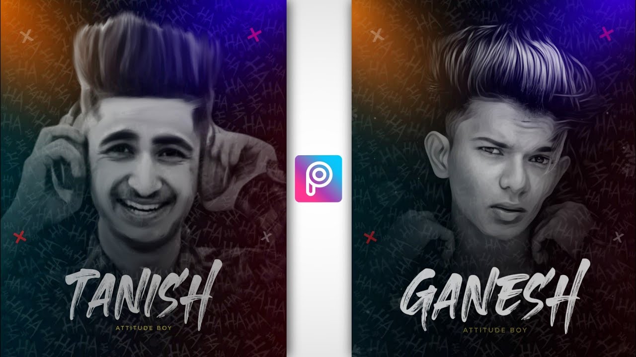 Name Portrait Photo Editing in PicsArt || Picsart Photo Editing Tutorial - Xyaa Edits🔥