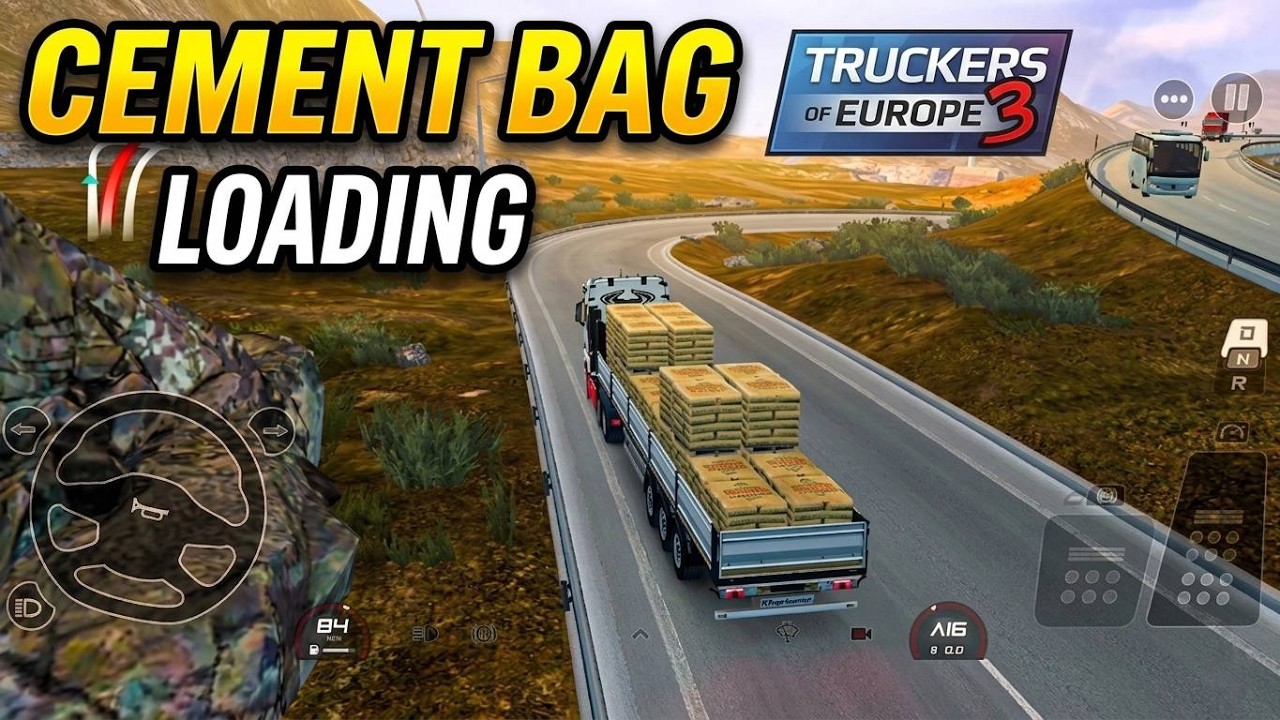 Truckers of Europe 3 | Cement Bag Loading | Android Gameplay | HD Gamer 