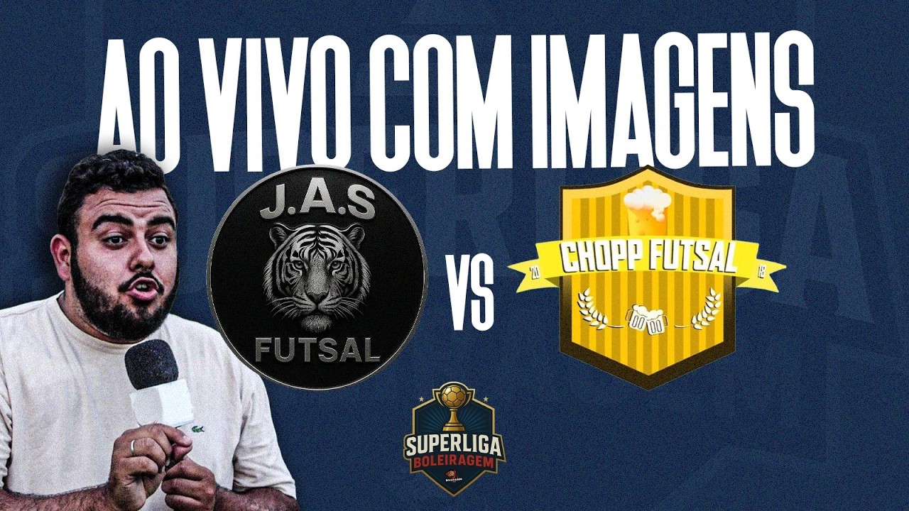 JAS FUTSAL X CHOPP FUTSAL | QUARTAS DE FINAL 2ª DIVISÃO | AO VIVO NO BOLEIRAGEM LIVE