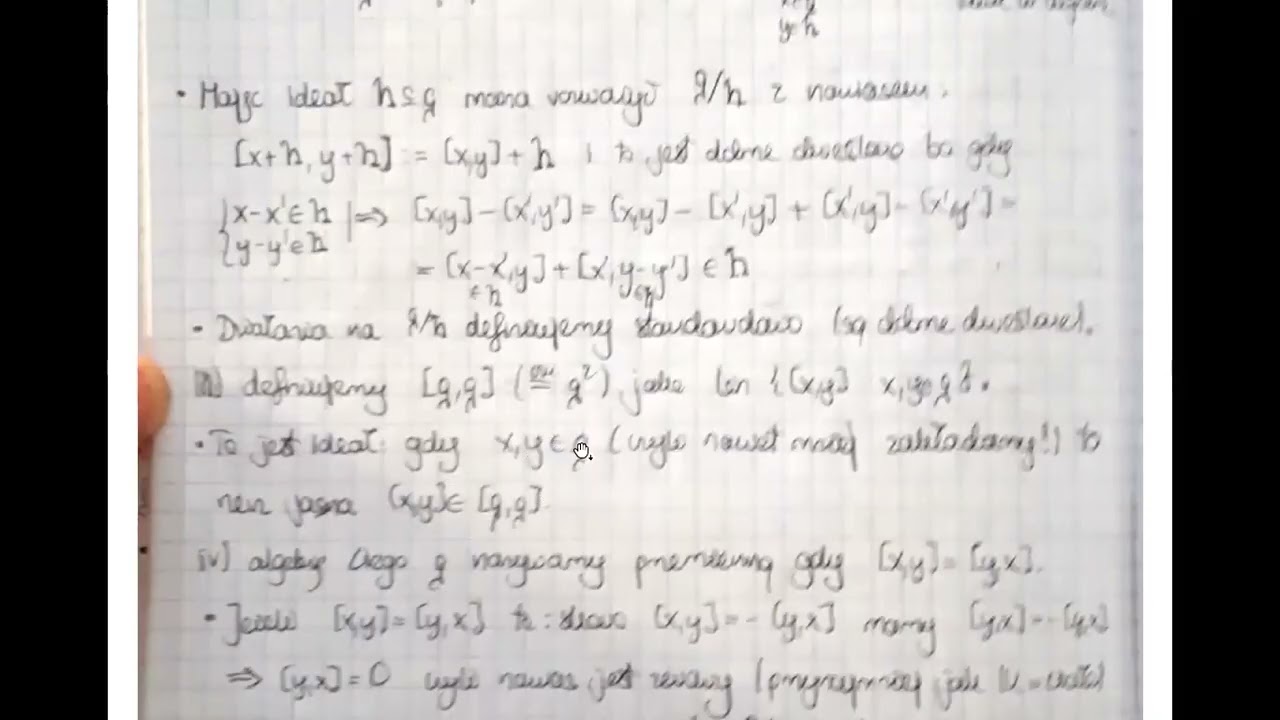 44. Podstawy algebr Liego