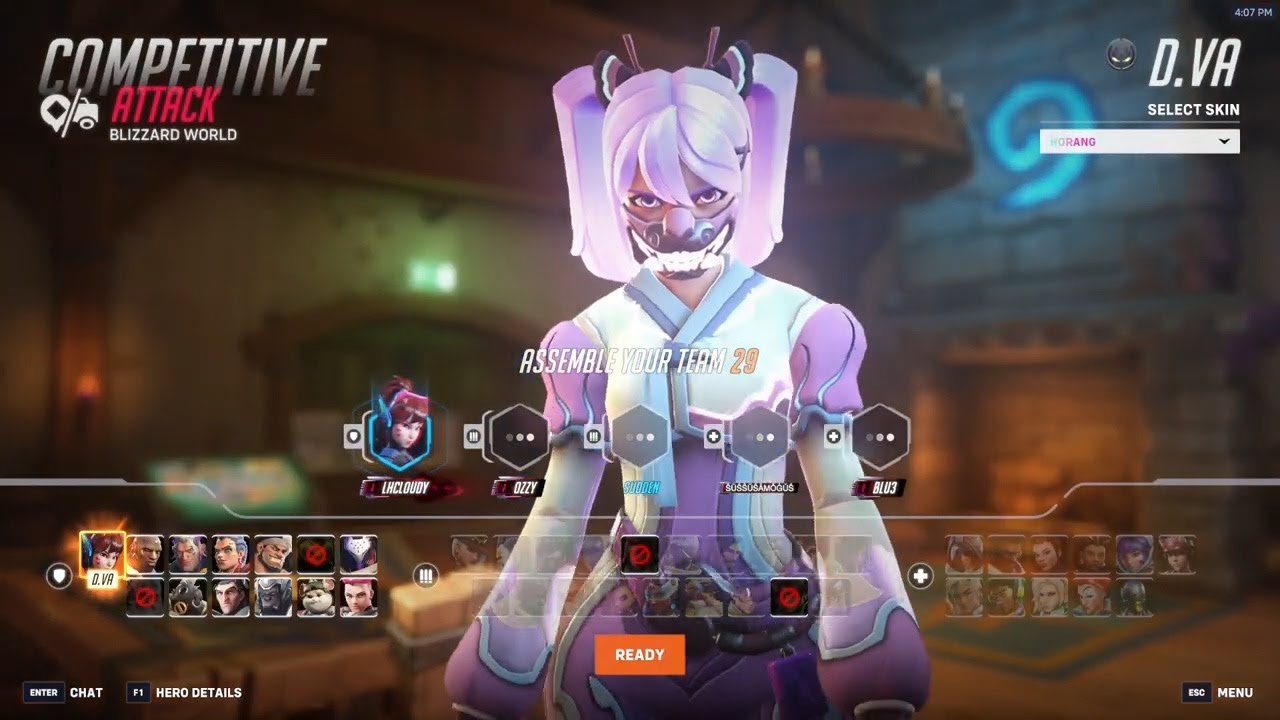LHCLOUDY РАНГ 141 DVA - OVERWATCH 2 СЕЗОН 17 ТОП-500