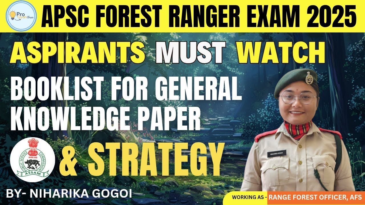 APSC Forest Ranger Recruitment 2025 | booklist & strategy for general knowledge #apsc #forestranger