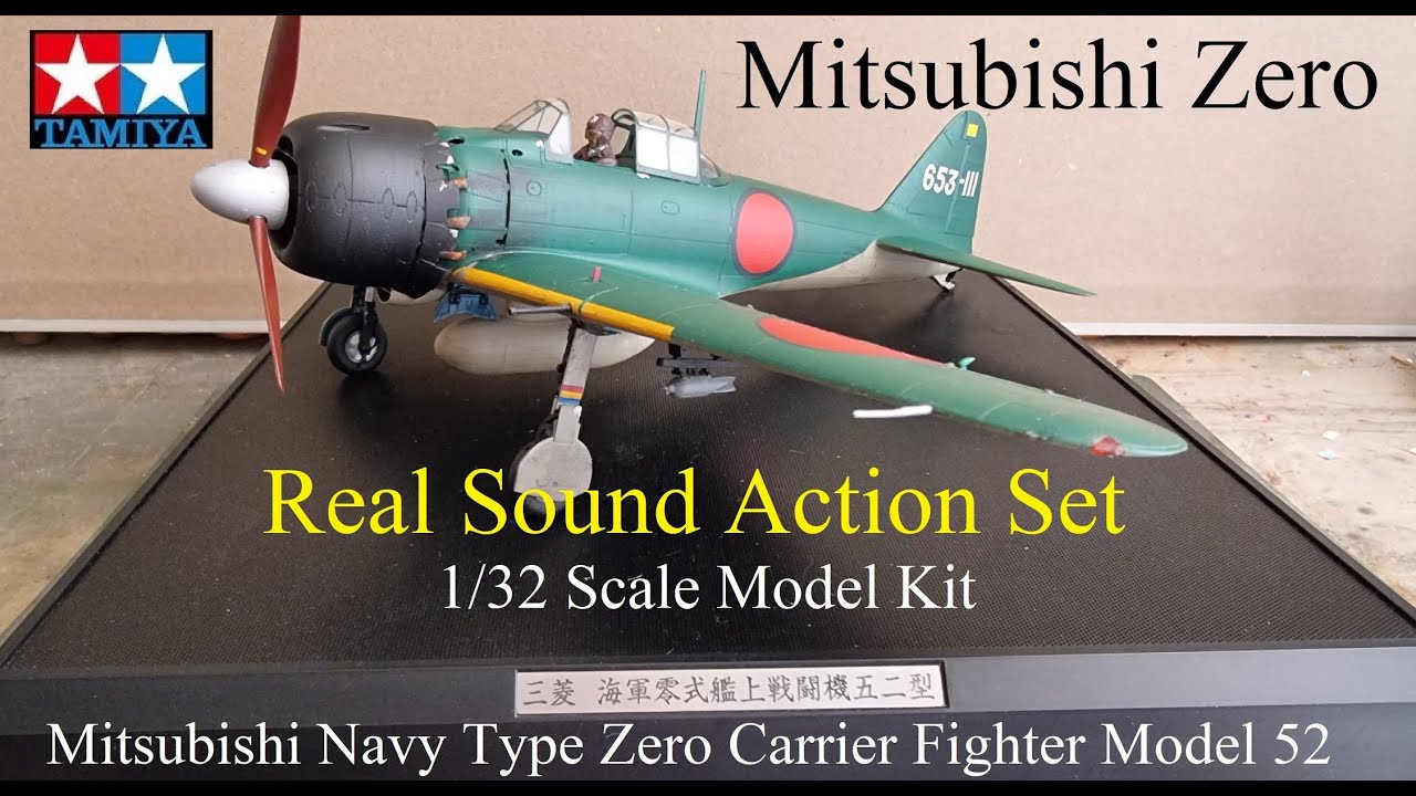 Tamiya 1/32 Mitsubishi A6M5 Zero Fighter.: The Finished Model in Action