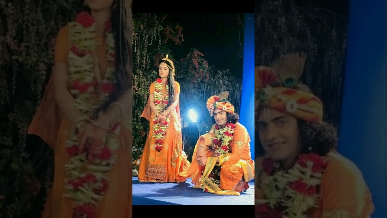 RadheKrishna behind seen 💕#radhakrishna @StarBharat @tseries @DangalTVChannel #shorts #krishna