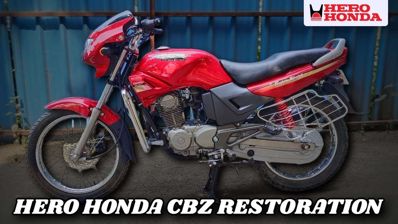 Restoring a Hero Honda CBZ to Pristine Condition | Vintage Motorcycle Transformation | PUNE-41