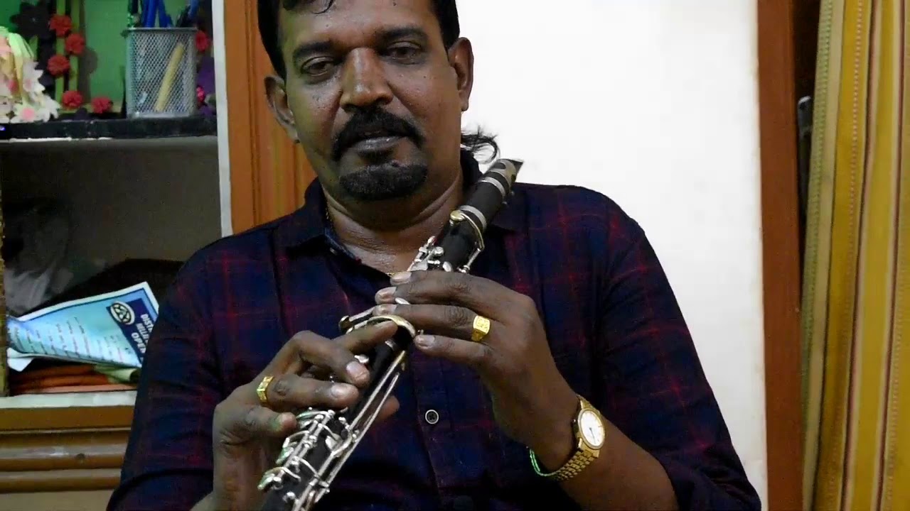 |Clarinet tutorial |High scale | Tamil |Glorin Selva kumar |