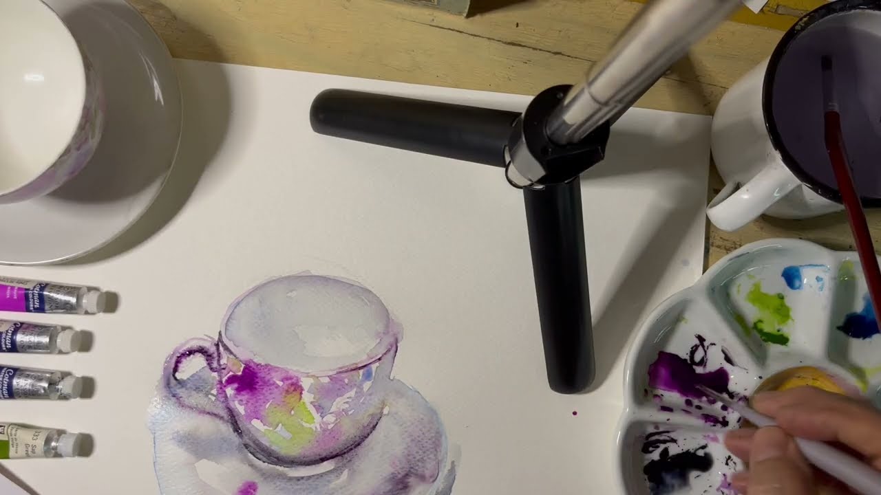 Painting ordinary things in Watercolour...like a teacup