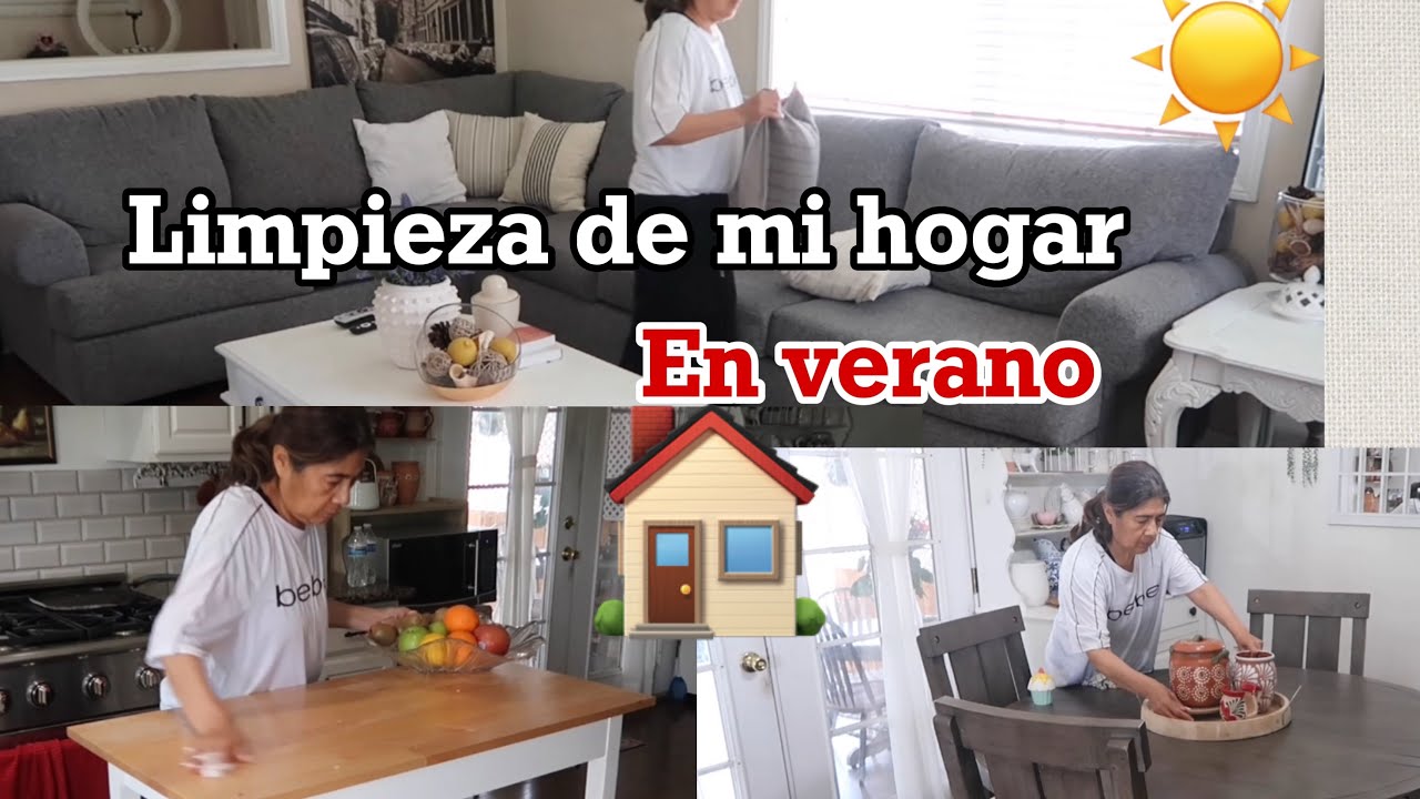 Rutina de limpieza de mi hogar de verano 🏠