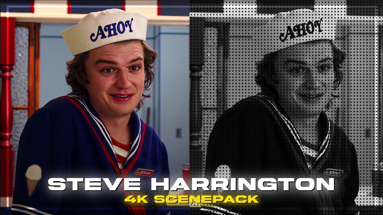 Steve Harrington S3 Scene Pack || Stranger Things S3 || 4K Upscaled NO CC || Steve S3 Scenepack 