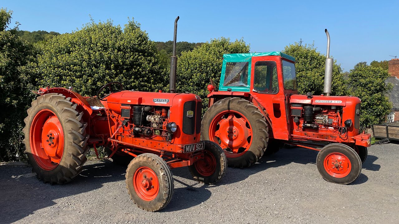 Nuffield 4/60 and Nuffield 4DM Universal Four Tractors for Auction 25th September 2020